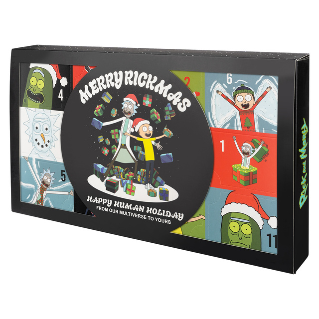 Calendrier de l’Avent avec Chaussettes Rick and Morty 6-Pack
