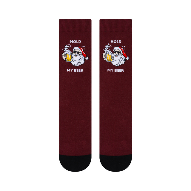 Chaussettes Père Noël Motard Coquin 3 paires