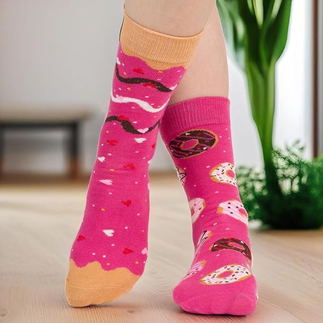 Chaussettes pour femmes SOXO GOOD STUFF donut dans une boîte