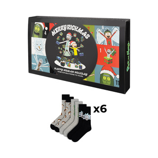 Coffret cadeau avec Chaussettes Rick and Morty 6-Pack