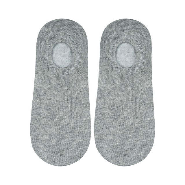 Chaussettes grises classiques SOXO pour hommes avec silicone coton élégant