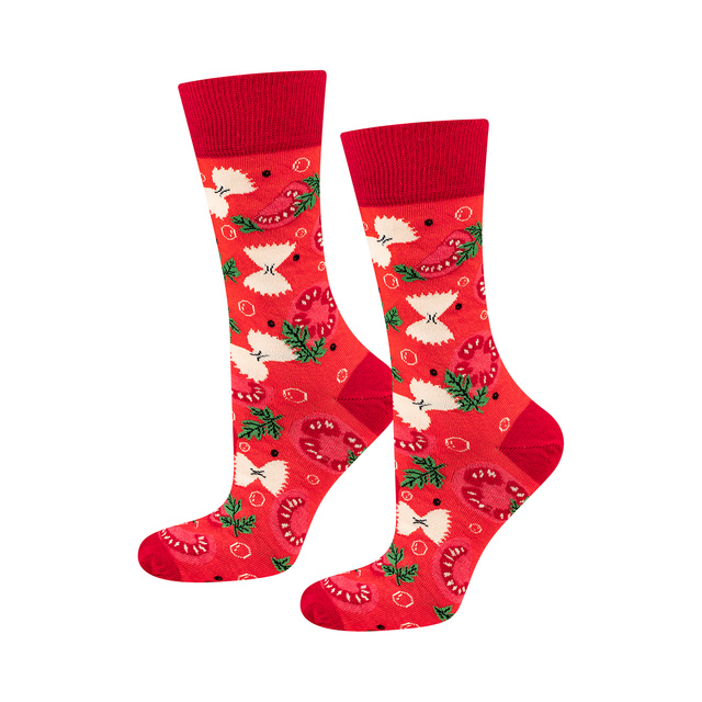 Chaussettes pour hommes | Soupe aux tomates SOXO GOOD STUFF pour femmes en boîte, colorée comme cadeau pour lui | pour elle unisexe