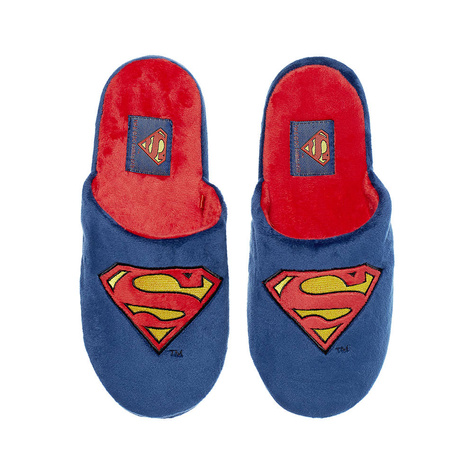 SOXO Superman DC Comics Pantoufles pour hommes - dans une boîte cadeau