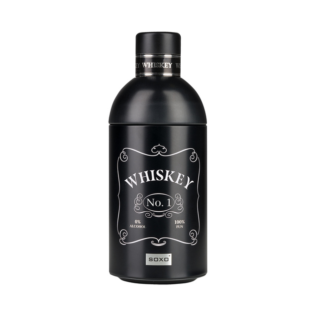 Boxer homme Whisky en bouteille SOXO | Idée cadeau | Fête des garçons | Culotte en coton