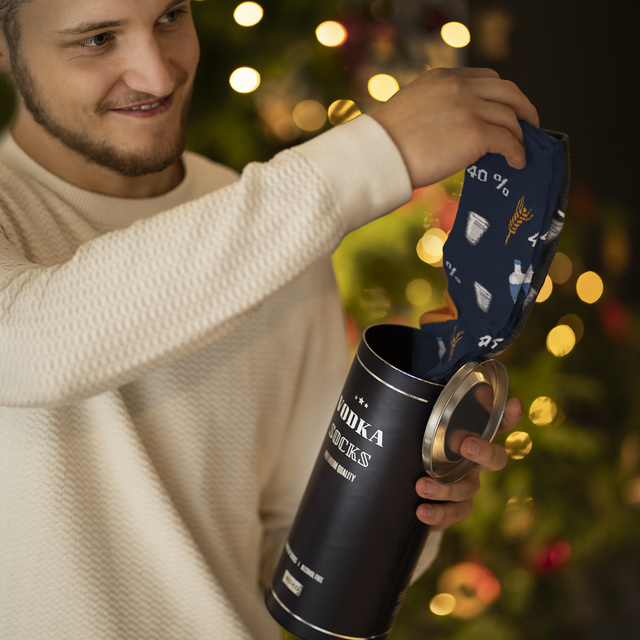 Lot de 3 chaussettes colorées pour hommes SOXO GOOD STUFF Vodka