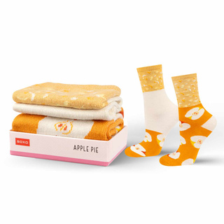 SOXO Chaussettes pour femmes en paquet Apple Pie