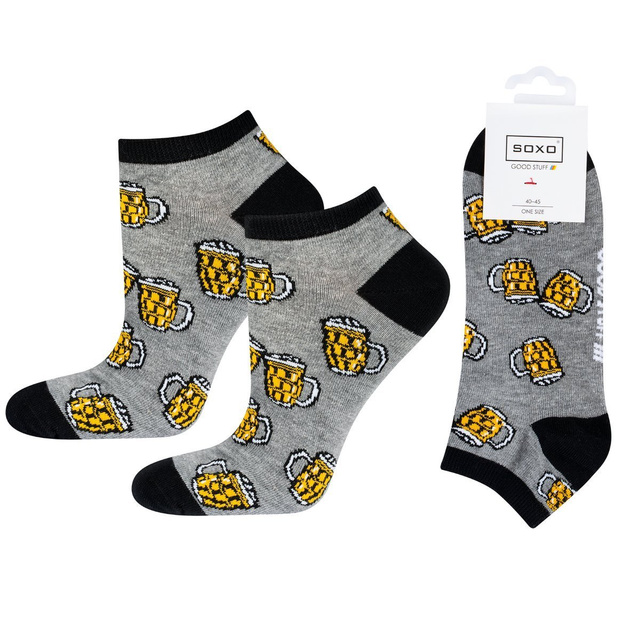 Lot de 4 chaussettes colorées SOXO GOOD STUFF pour homme