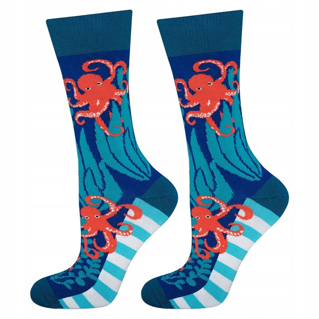 Lot de 4 chaussettes homme SOXO GOOD STUFF dans une boîte à pizza