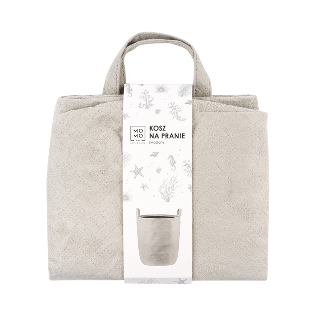 Panier à linge Momo Way gris 35x40 cm