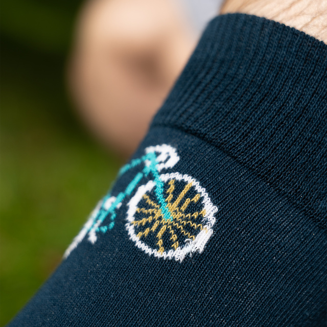 Lot de 4 chaussettes homme SOXO GOOD STUFF dans une boîte à pizza