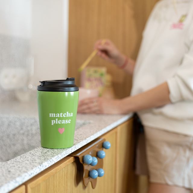 Coffret Cadeau Chaussettes Matcha + Mug Thermique