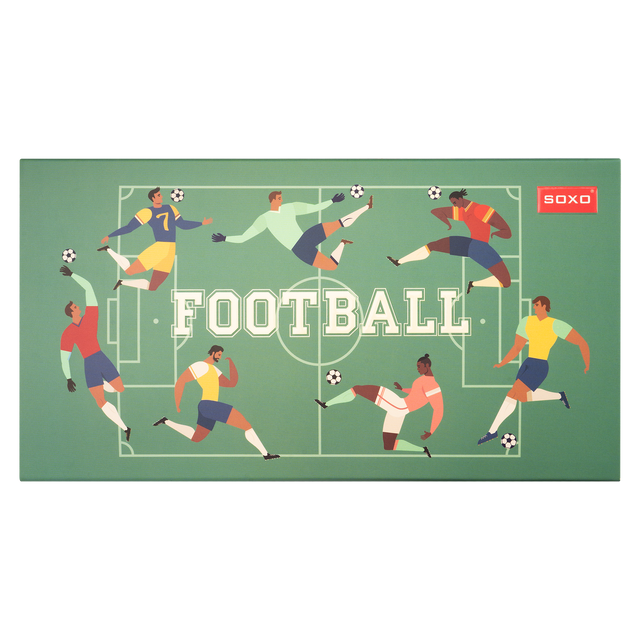 Chaussettes colorées homme SOXO Football - 3 paires 