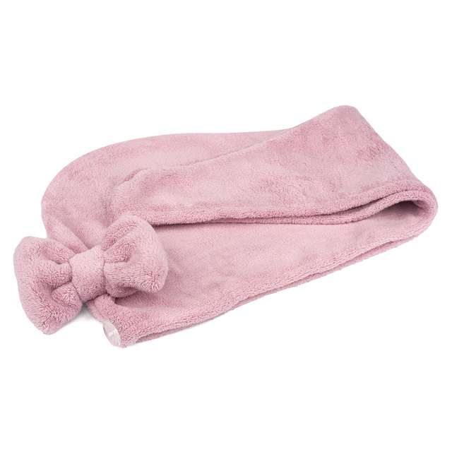 MOMO WAY Turban de bain rose | serviette