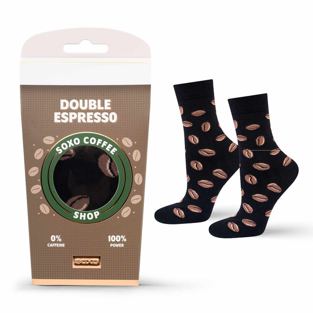 Chaussettes pour femmes Soxo espresso