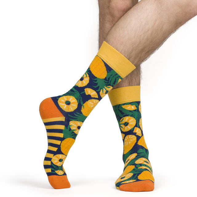 Chaussettes pour femmes | Hommes | SOXO BONNES CHOSES | ananas en conserve | pour un cadeau | Unisexe