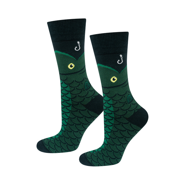 SOXO chaussettes hommes Let's go fishing en paquet