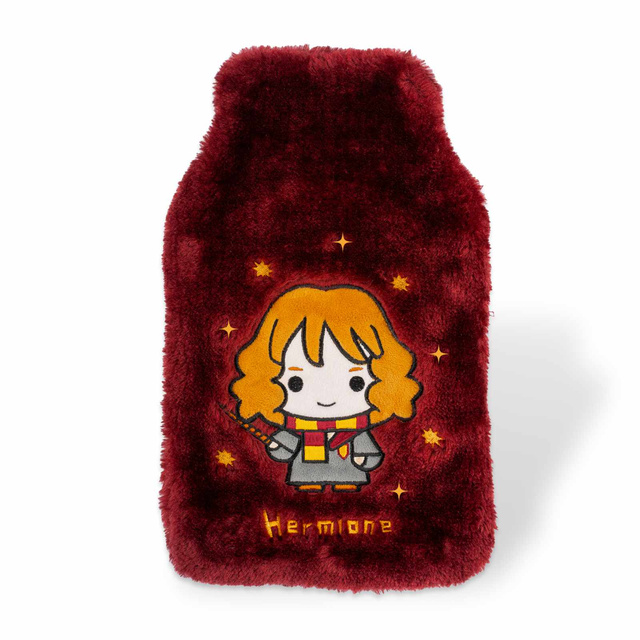 Hermione, Harry Potter Hot Water Bottle Original, sous licence de Warner Bros., chauffe-eau dans une housse en peluche