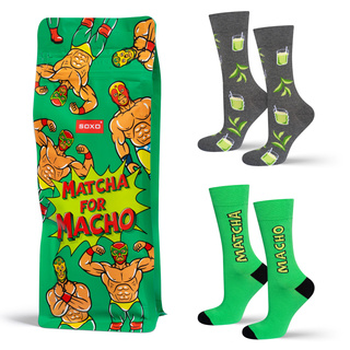 Chaussettes homme SOXO Matcha - 2 Paires