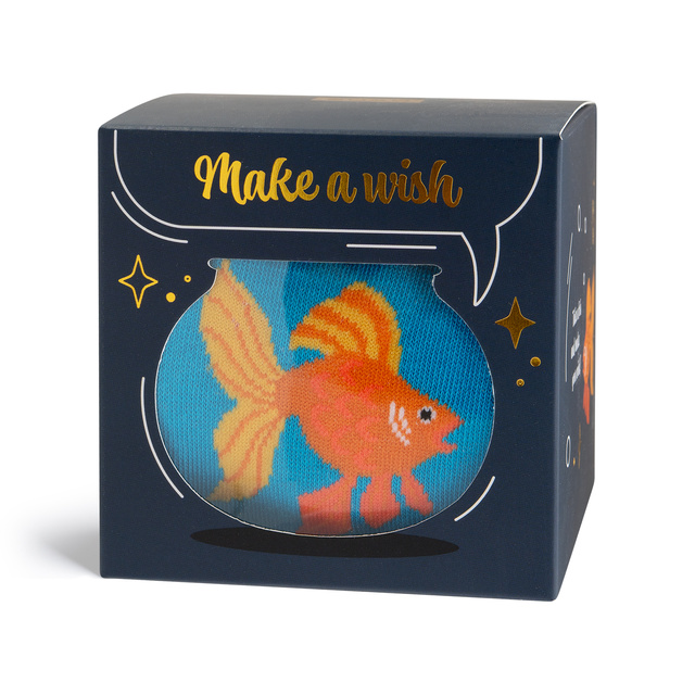 Chaussettes Poisson Rouge dans un Bocal