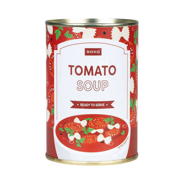 Chaussettes pour hommes | Soupe aux tomates SOXO GOOD STUFF pour femmes en boîte, colorée comme cadeau pour lui | pour elle unisexe