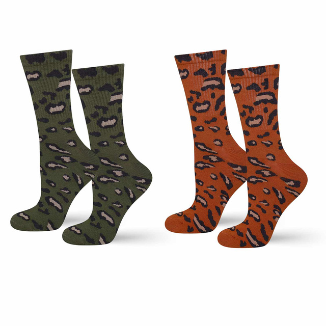 Chaussettes SOXO pour femmes avec panthère - pack de 2