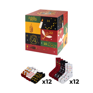 Coffret cadeau de chaussettes Harry Potter 24-pack