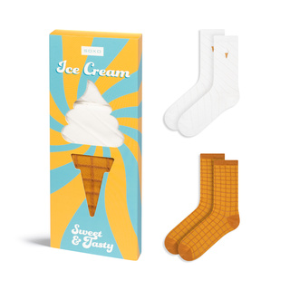 Chaussettes femmes SOXO cône de glace - 2 Paires