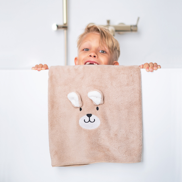 MOMO WAY serviette de bain 140x70 cm ourson