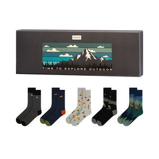 Chaussettes colorées homme SOXO Adventure - 5 paires