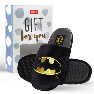 Chaussons pour hommes SOXO Batman DC Comics | dans un coffret cadeau