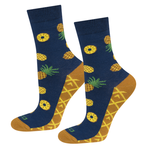 Chaussettes SOXO Femme | Homme | Ananas dans une boîte | Idée cadeau amusante | Unisexe