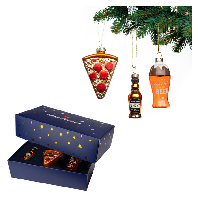 Lot de 3x bombes de Noël Soxo 