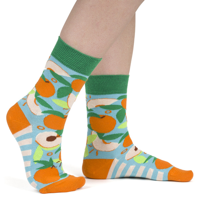 Chaussettes drôles SOXO GOOD STUFF pour femmes dans une boîte en cadeau