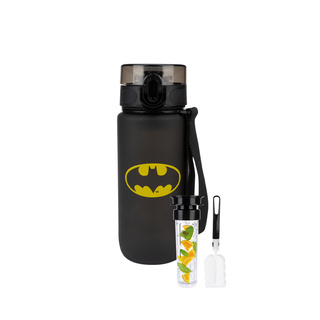 Bouteille d'eau 0.6L noire | durable et pratique | Batman