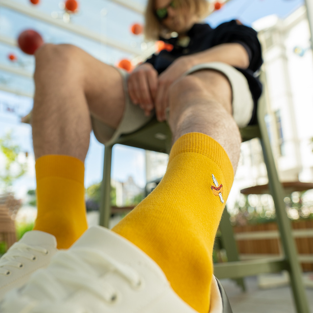 Chaussettes pour hommes SOXO Hot Dog