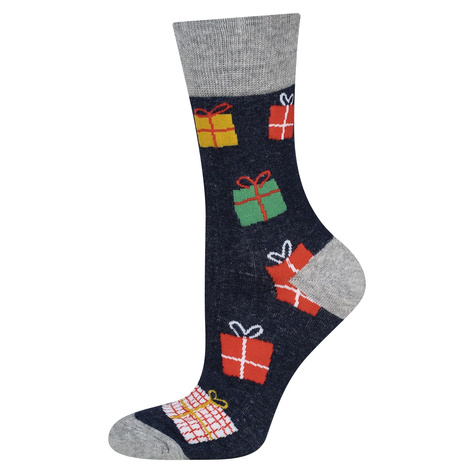 Lot de 2x chaussettes de Noël en coton coloré SOXO GOOD STUFF pour hommes 