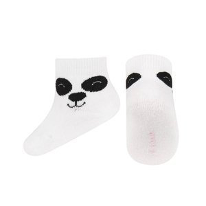 Chaussettes bébé blanches SOXO smiley | chaussettes fun