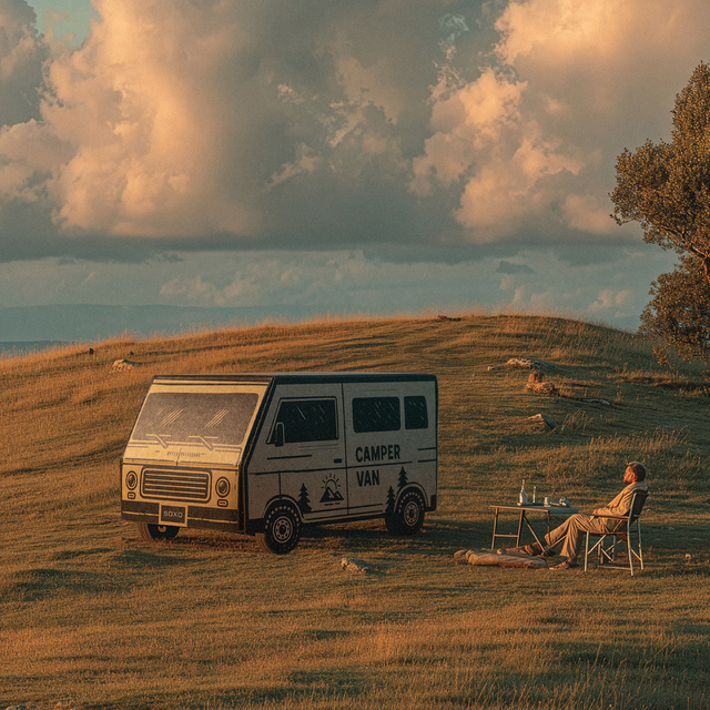 Coffret Cadeau Chaussettes Camping-car + Mug Thermique