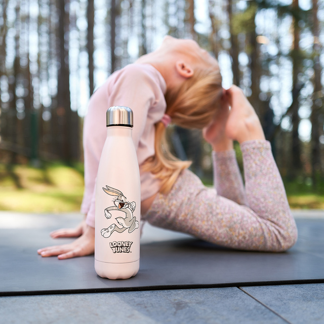 Bouteille thermique  500mL Rose | durable et pratique | Warner Bros | Bugs Bunny