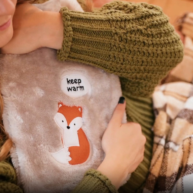 Chauffe bouillotte grise SOXO keep warm chauffant