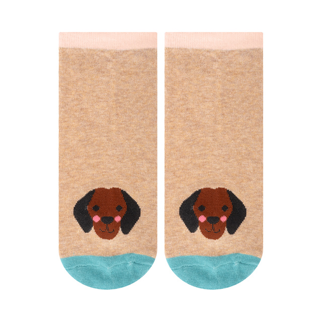 Lot de 5x chiens de pieds colorés pour dames SOXO
