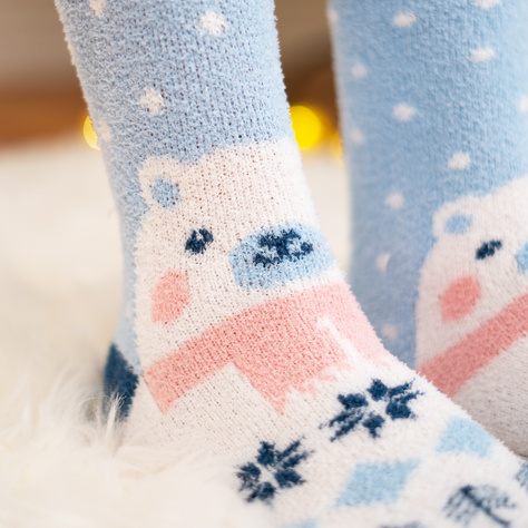 Chaussettes nounours SOXO pour femmes