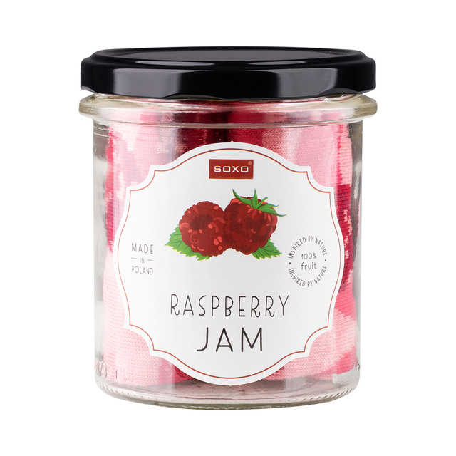 Chaussettes pour femmes SOXO GOOD STUFF raspberry jam un pot