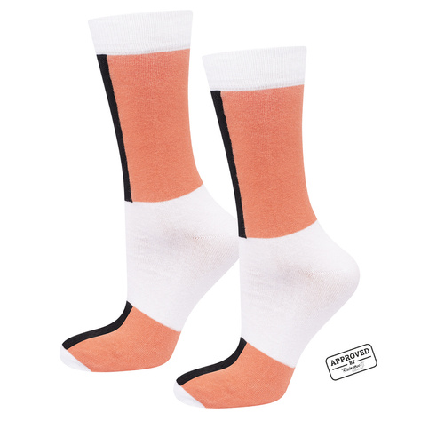 Lot de 5x chaussettes colorées SOXO sushi dans une boîte 