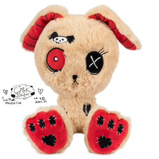 Mascotte de chat beige Gus Fink Numb x Bunny