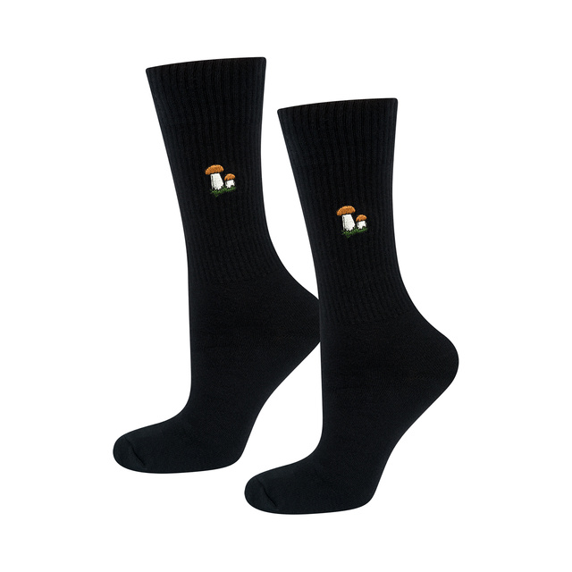 Lot de 4x chaussettes à champignons SOXO pour hommes dans un paquet édition premium