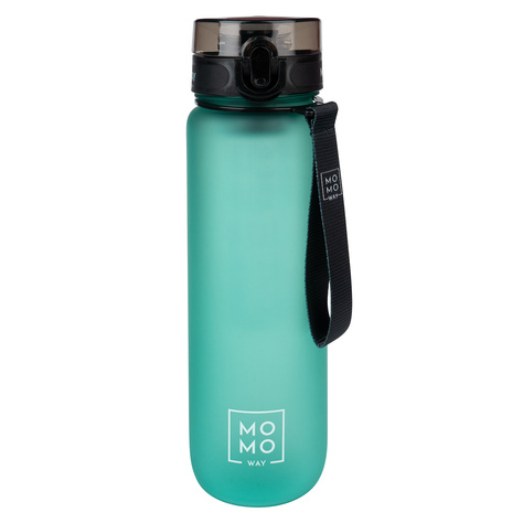 MOMO WAY Bouteille d'eau verte | durable et pratique | BPA free | Tritan