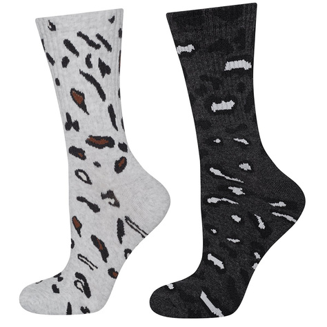 Chaussettes SOXO pour femmes avec panthère noire - pack de 2