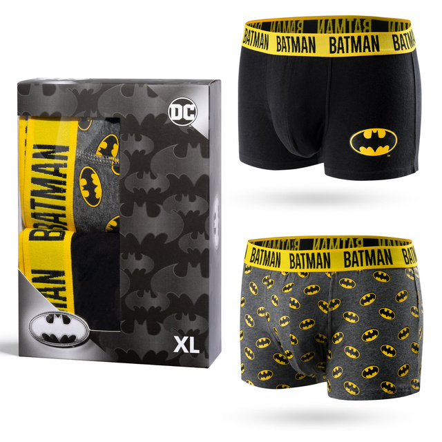 Lot de 2 caleçons Batman | Idée cadeau | Fête des garçons | Culotte en coton