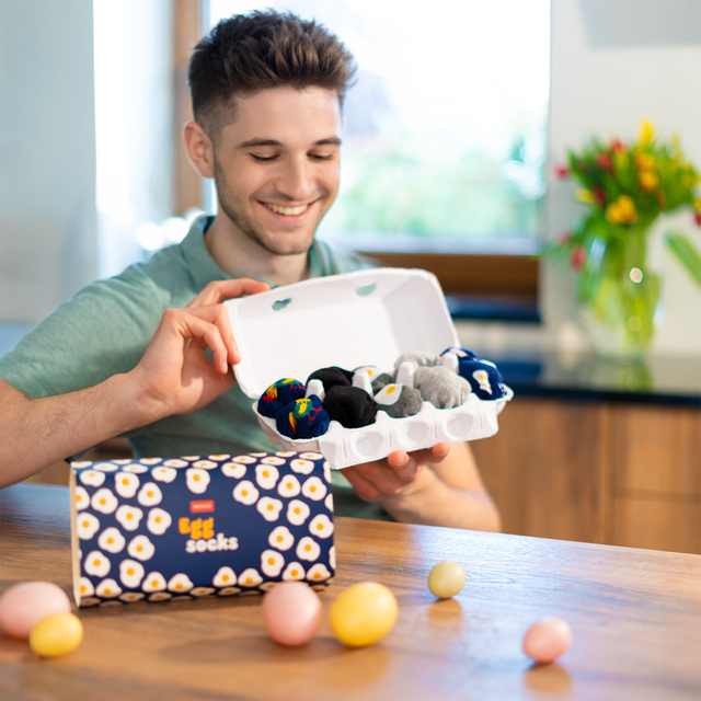 Pieds gaufrés colorés pour hommes SOXO - 5 paires